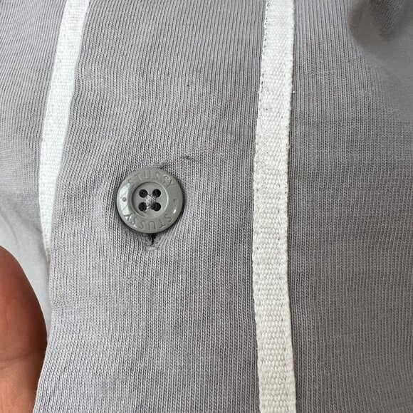 Stussy classic Baseball cotton jersey shirt, Gray, Size S - Picture 7 of 9